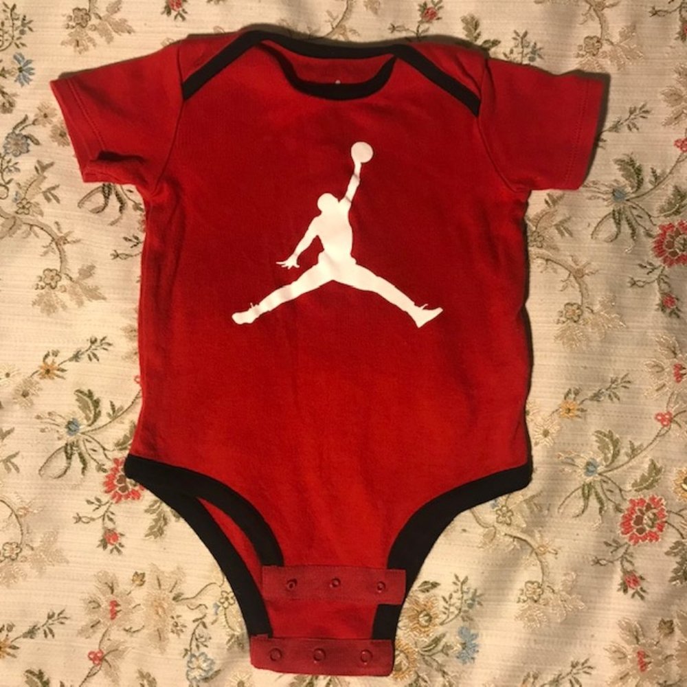 Air Jordan Jumpman Red Onesie - 3-6M